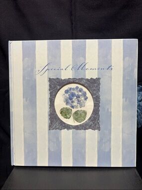Special Moments Blue & Cream Hydrangea Decorative Hardcover Photo Album